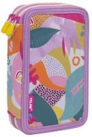 Opakowanie Piórnik 2 poz. z wyprawką Cut&Paste różowy MILAN