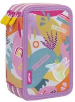 Opakowanie Piórnik 3 poz. z wyprawką Cut&Paste różowy MILAN