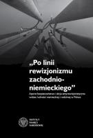 Po linii rewizjonizmu zachodnioniemieckiego. Autor: Rosenbaum Sebastian. SmakLiter.pl Okładka książki Po linii rewizjonizmu zachodnioniemieckiego