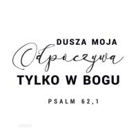 Opakowanie Podstawka korkowa - Dusza moja odpoczywa