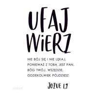 Opakowanie Podstawka korkowa - Ufaj i wierz