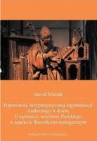 Poprawność skrypturystycznej argumentacji Ambrożego w dziele O tajemnicy wcielenia Pańskiego w aspekcie filozoficzno-teologicznym. Autor: Mielnik Dawid. SmakLiter.pl Okładka książki Poprawność skrypturystycznej argumentacji Ambrożego w dziele O tajemnicy wcielenia Pańskiego w aspekcie filozoficzno-teologicznym