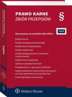Okładka książki Prawo karne Zbiór przepisów w.59/2020