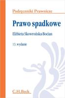 Prawo spadkowe w13 Podr Praw. Autor: Irena Brignull. SmakLiter.pl Okładka książki Prawo spadkowe w13 Podr Praw