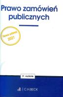 Prawo zamówień publicznych. Autor: Opracowanie zbiorowe. SmakLiter.pl Okładka książki Prawo zamówień publicznych