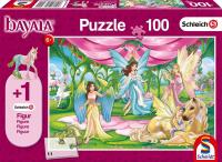 Opakowanie Puzzle 100 Schleich + Bayala Świat elfów + figurka