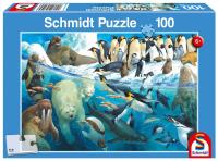 Opakowanie Puzzle 100 Zwierzęta rejonów polarnych G3