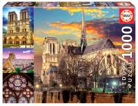Puzzle 1000 Katedra Notre Dame / Paryż (kolaż) G3. Wydawca: Educa. SmakLiter.pl Opakowanie Puzzle 1000 Katedra Notre Dame / Paryż (kolaż) G3