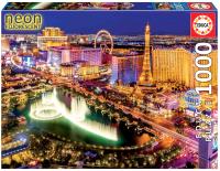 Puzzle 1000 Las Vegas (fluorescencyjne) G3. Wydawca: Educa. SmakLiter.pl Opakowanie Puzzle 1000 Las Vegas (fluorescencyjne) G3
