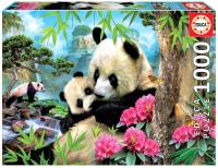 Puzzle 1000 Misie panda G3. Wydawca: Educa. SmakLiter.pl Opakowanie Puzzle 1000 Misie panda G3