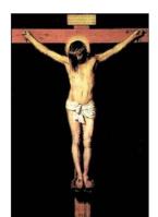 Opakowanie Puzzle 1000 Velazquez - Chrystus na krzyżu