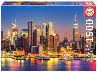 Puzzle 1500 Manhattan nocą/Nowy Jork G3. Wydawca: Educa. SmakLiter.pl Opakowanie Puzzle 1500 Manhattan nocą/Nowy Jork G3