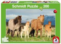Puzzle 200 Konie - rodzinne zdjęcie G3. Wydawca: Schmidt. SmakLiter.pl Opakowanie Puzzle 200 Konie - rodzinne zdjęcie G3