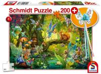 Opakowanie Puzzle 200 Leśne wróżki + różdżka G3