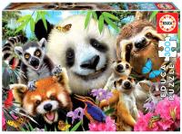 Puzzle 300 Czarnoocy przyjaciele G3. Wydawca: Educa. SmakLiter.pl Opakowanie Puzzle 300 Czarnoocy przyjaciele G3