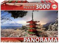 Puzzle 3000 Góra Fudżi/Japonia (panorama) G3. Wydawca: Educa. SmakLiter.pl Opakowanie Puzzle 3000 Góra Fudżi/Japonia (panorama) G3