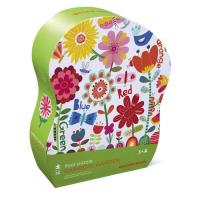 Puzzle 36 Kolorowy ogród. Wydawca: Crocodile Creek. SmakLiter.pl Opakowanie Puzzle 36 Kolorowy ogród