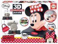 Puzzle 3D 160 Myszka Minnie (rzeźba do pomalowania. Wydawca: Educa. SmakLiter.pl Opakowanie Puzzle 3D 160 Myszka Minnie (rzeźba do pomalowania