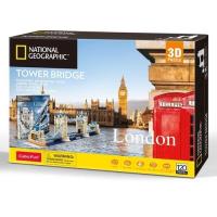 Puzzle 3D National Geographic London Tower Bridge. Wydawca: Cubic Fun. SmakLiter.pl Opakowanie Puzzle 3D National Geographic London Tower Bridge