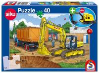 Puzzle 40 Siku Koparka + zabawka G3. Wydawca: Schmidt. SmakLiter.pl Opakowanie Puzzle 40 Siku Koparka + zabawka G3