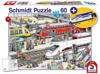 Opakowanie Puzzle 60 Dworzec kolejowy + zawieszka na bagaż G3