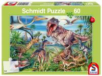 Opakowanie Puzzle 60 Wśród dinozaurów G3