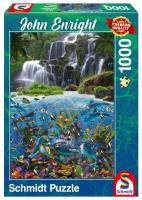 Puzzle PQ 1000 John Enright Wodospad G3. Wydawca: Schmidt. SmakLiter.pl Opakowanie Puzzle PQ 1000 John Enright Wodospad G3