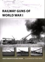Okładka książki Railway Guns of World War I New Vanguard 249