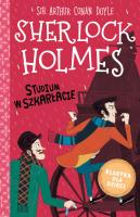 Studium w szkarłacie. Sherlock Holmes. Tom 1. Autor: Sir Arthur Conan Doyle. SmakLiter.pl Okładka książki Studium w szkarłacie. Sherlock Holmes. Tom 1