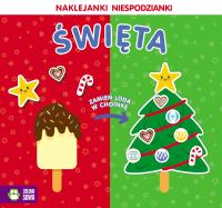 Okładka książki Święta. Naklejanki niespodzianki