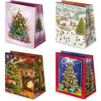 Opakowanie Torebki ozdobne święta T17L set S2 Choinki