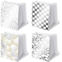 Opakowanie Torebki ozdobne T16 AVANTGARDE set 4 Białe