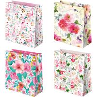 Opakowanie Torebki ozdobne T8L set 78 Kwiaty akwarele