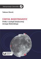 Umysł rozstrojony. Autor: Sławek Tadeusz. SmakLiter.pl Okładka książki Umysł rozstrojony