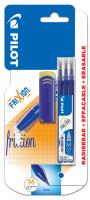 Wkład Pilot Frixion Clicker niebieski 3 sztuki + gumka blister. Wydawca: Pilot. SmakLiter.pl Opakowanie Wkład Pilot Frixion Clicker niebieski 3 sztuki + gumka blister