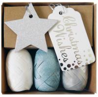 Opakowanie Zestaw do pakowania mix kolorów wstążki + tagi