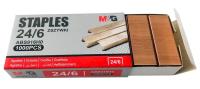 Zszywki galwanizowane 24/6 1000szt M&G. Wydawca: M&G Writing Company. SmakLiter.pl Opakowanie Zszywki galwanizowane 24/6 1000szt M&G