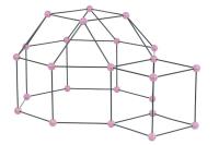 Zwariowany namiot szaro-różowy. Wydawca: Kolorowe Baloniki. SmakLiter.pl Opakowanie Zwariowany namiot szaro-różowy