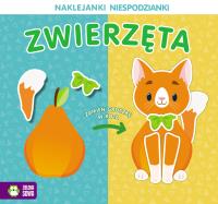Okładka książki Zwierzęta. Naklejanki niespodzianki