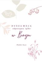 Opakowanie A Kartka składana - Dusza moja odpoczywa ST