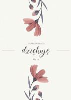 Opakowanie A Kartka składana - Z całego serca dziekuję