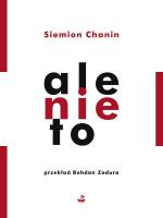 ale nie to. Autor: Siemion Chanin. SmakLiter.pl Okładka książki ale nie to