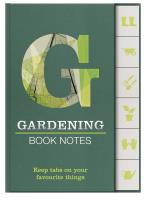 Book Notes - Gardening - znaczniki ogród. Wydawca: IF. SmakLiter.pl Opakowanie Book Notes - Gardening - znaczniki ogród