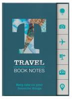 Book Notes - Travel - znaczniki podróże. Wydawca: IF. SmakLiter.pl Opakowanie Book Notes - Travel - znaczniki podróże
