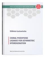 Okładka książki Chiral Phosphine Ligands for Asymmetric Hydrogenation