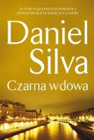 Czarna wdowa. Autor: Silva Daniel. SmakLiter.pl Okładka książki Czarna wdowa
