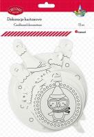 Opakowanie Dekoracje kartonowe do kolorowania 12szt