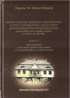 Dwory i dworki miejskie oraz budynki... T.3. Autor: Zbigniew M. Doliwa-Klepacki. SmakLiter.pl Okładka książki Dwory i dworki miejskie oraz budynki... T.3