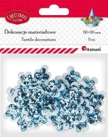 Opakowanie Filcowo-tkaninowe płatki śniegu 6szt