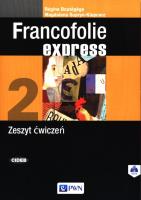 Francofolie express 2 Zeszyt ćwiczeń.. Autor: Boutegege Regine, Supryn-Klepcarz Magdalena. SmakLiter.pl Okładka książki Francofolie express 2 Zeszyt ćwiczeń.
